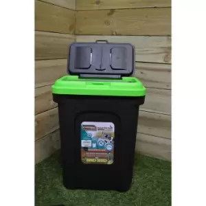 3 Pack 30 Litre Plastic Cat / Dog / Pet or Bird Food Storage Tub / Container