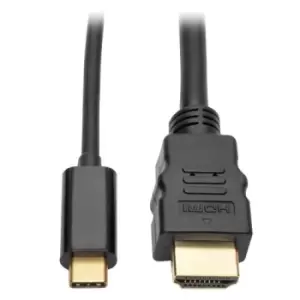 Tripp Lite U444-006-H USB-C to HDMI Active Adapter Cable (M/M) 4K Black 6 ft. (1.8 m)