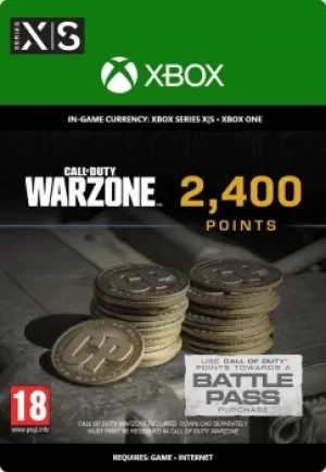 Call of Duty Warzone 2400 Points Xbox One Series X