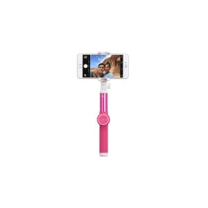 Momax Selfie Hero 100cm Extendable Handheld Monopod KMS7P - Pink