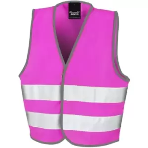 Result Childrens/Kids Enhanced Hi-Vis Vest (L) (Pink) - Pink
