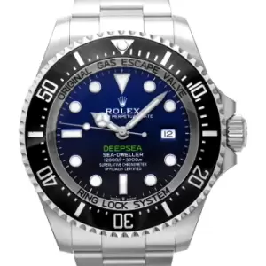 Deepsea Automatic D-Blue Dial Mens Stainless Steel Oyster Watch