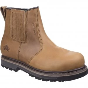 Amblers Mens Safety As232 Safety Boots Tan Size 8