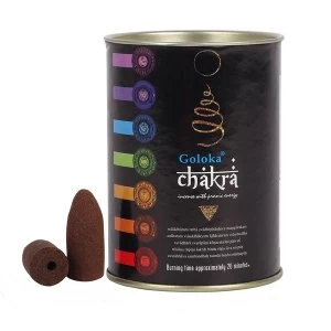 Goloka Chakra Back Flow Cones (Pack of 6)