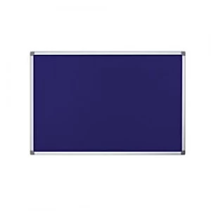Bi-Office Maya Fire Retardant Blue Felt Board 900 x 600 mm