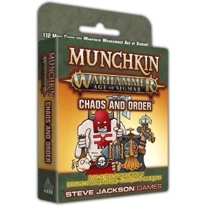 Munchkin Warhammer Age of Sigmar: Chaos and Order Expansion Card Game