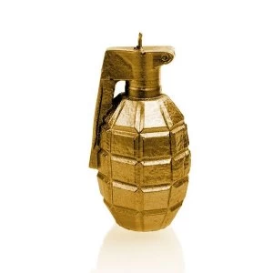 Gold Large Grenade Candle
