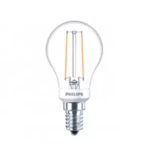 Philips 2.7W LEDluster E14 SES Golf Ball Very Warm White Dimmable - 70986300