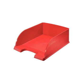 Plus Jumbo Letter Tray A4 - Red - Outer Carton of 4