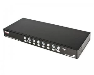 StarTech 16 Port 1U Rackmount USB PS2 KVM Switch with OSD PC