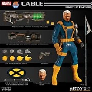 Mezco One:12 Collective Marvel X-Men Cable 1990s Costume Figure - Previews Exclusive