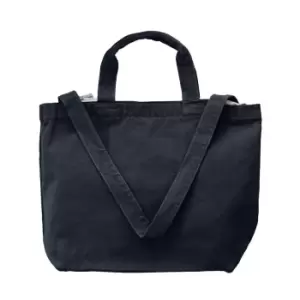 Bags By Jassz Zipped Canvas Shopper (One Size) (Pepper Grey)