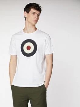 Ben Sherman Target T-Shirt - White, Size S, Men