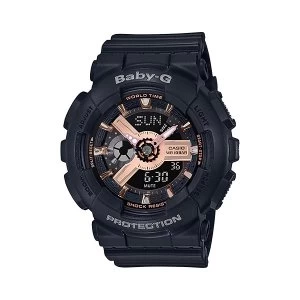 Casio BABY-G BA-110 Series Analog-Digital Watch BA-110RG-1A - Black