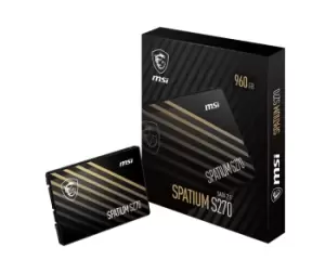 MSI SPATIUM S270 SATA 2.5 960GB internal solid state drive 2.5"...