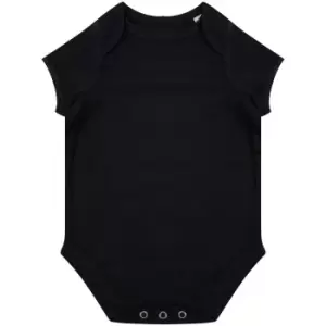 Larkwood Babies Organic Bodysuit (Newborn) (Black)