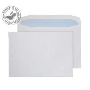 Purely Everyday White Gummed Mailing Wallet C4 240x330mm Ref 9709 Pack