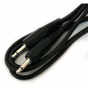 Loops - 1.2m 3.5mm Mono Male to Plug Cable Lead aux Mixer Audio Signal Speaker Jack Wire