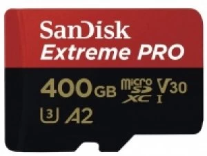SanDisk Extreme PRO 400GB MicroSDXC Memory Card