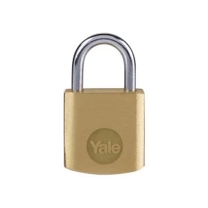 Yale Locks Brass Padlock 20mm