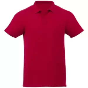 Elevate Liberty Mens Short Sleeve Polo Shirt (M) (Red)
