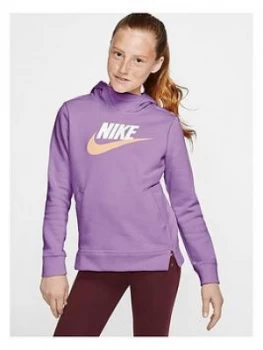 Nike Older Girls Pullover - Violet, Violet, Size S, 8-10 Years, Women
