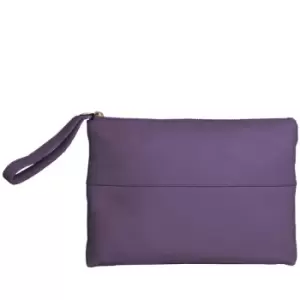 Womens/Ladies Courtney Clutch Bag (One size) (Purple) - Eastern Counties Leather