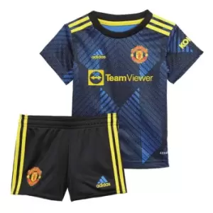 adidas Manchester United Third Baby Kit 2021 2022 - Blue