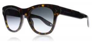 Givenchy 7010/S Sunglasses Dark Havana 0869O 51mm