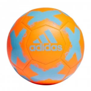 adidas Football Starlancer Club Ball - Orange/Cyan