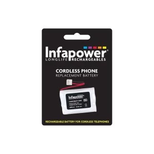 Infapower Rechargeable Ni-MH Battery for Cordless Telephones 3x AAA 3.6v 600mAh