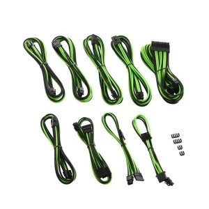 CableMod PRO ModMesh C-Series RMi & RMx Cable Kit - Black/Light Green