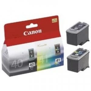 Canon PG40 CL41 Black and Tri Colour Printhead