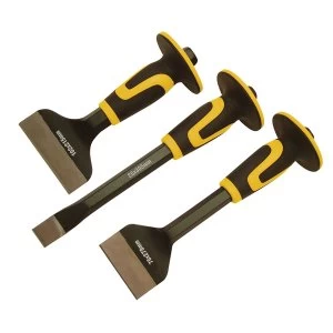 Roughneck 3 Piece Bolster and Chisel Set
