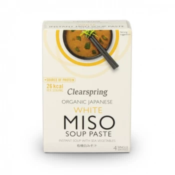 Clearspring Instant White Miso Soup Paste & Sea Vegetable - 60g
