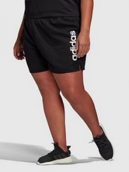adidas Essentials Shorts (Curve) - Black, Size 1X, Women