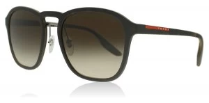 Prada Sport PS02SS Sunglasses Havana Rubber U616S1 55mm