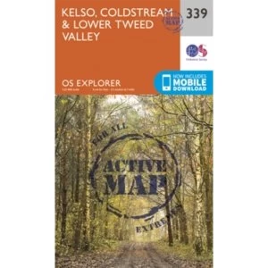 Kelso, Coldstream and Lower Tweed Valley by Ordnance Survey (Sheet map, folded, 2015)