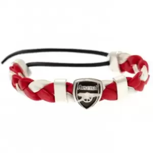 Arsenal FC PU Slider Bracelet (One Size) (Multicoloured)