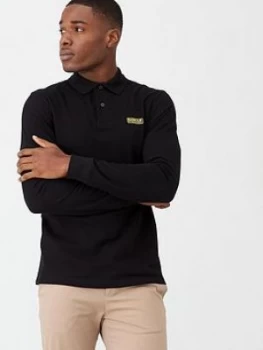 Barbour International Long Sleeve Polo Shirt - Black
