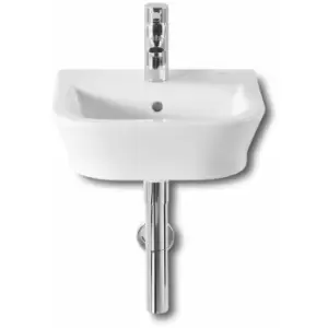 The Gap Wall Hung Cloakroom Basin, 400mm Wide, 1 Tap Hole - Roca