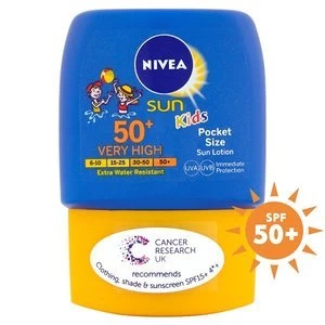 Nivea Sun Childrens Pocket Size Lotion SPF 50