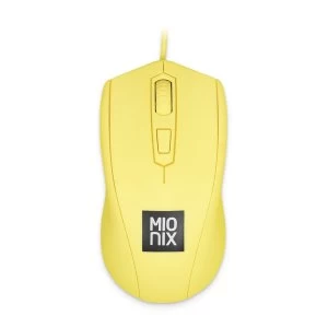 Mionix - Avior Optical 5000dpi Wired USB Gaming Mouse (Yellow)