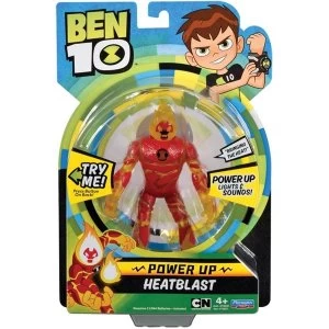 Ben 10 Deluxe Power Up Figures - Heatblast