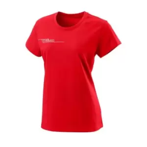 Wilson Team Tech T Shirt Womens - Red