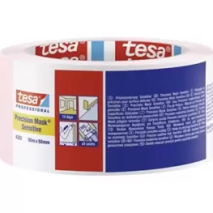 tesa PRECISION SENSITIVE 04333-00021-02 Masking tape Praezisionskrepp Light pink (L x W) 50 m x 50 mm