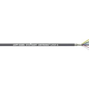 Data cable UNITRONIC LiYCY A 5 x 0.50 mm2 Grey LappKabe