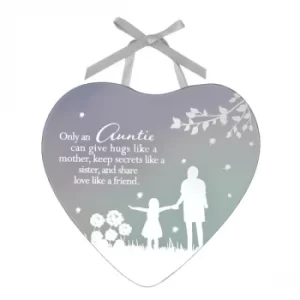 Reflections Of The Heart Auntie Plaque