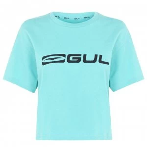 Gul Crop T Shirt Ladies - Teal