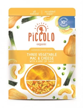 Piccolo Organic 3 Vegetable Mac & Cheese 180g